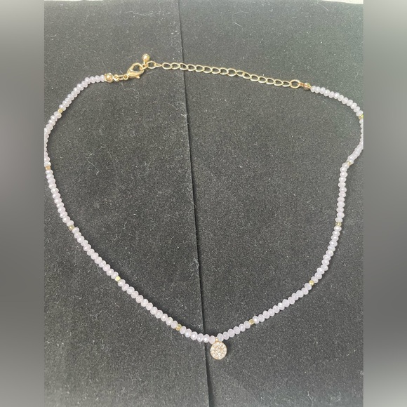 Other - Soft purple color beaded necklace